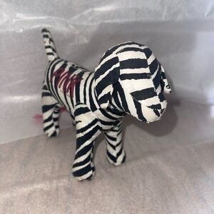 PINK Victoria's Secret Zebra Striped Dog Toy